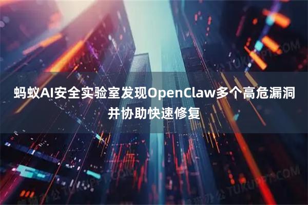 蚂蚁AI安全实验室发现OpenClaw多个高危漏洞并协助快速修复